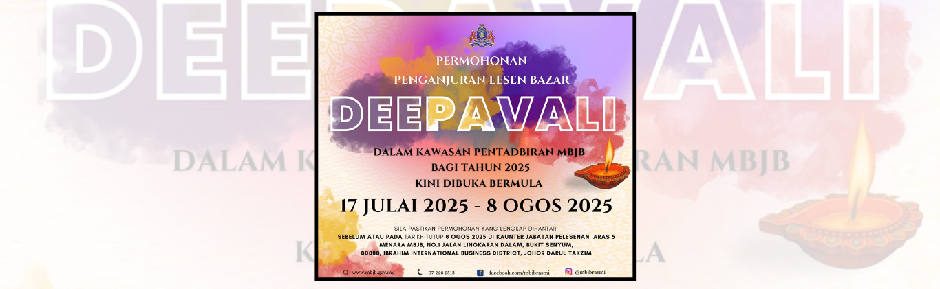 Permohonan Penganjuran Bazar Deepavali