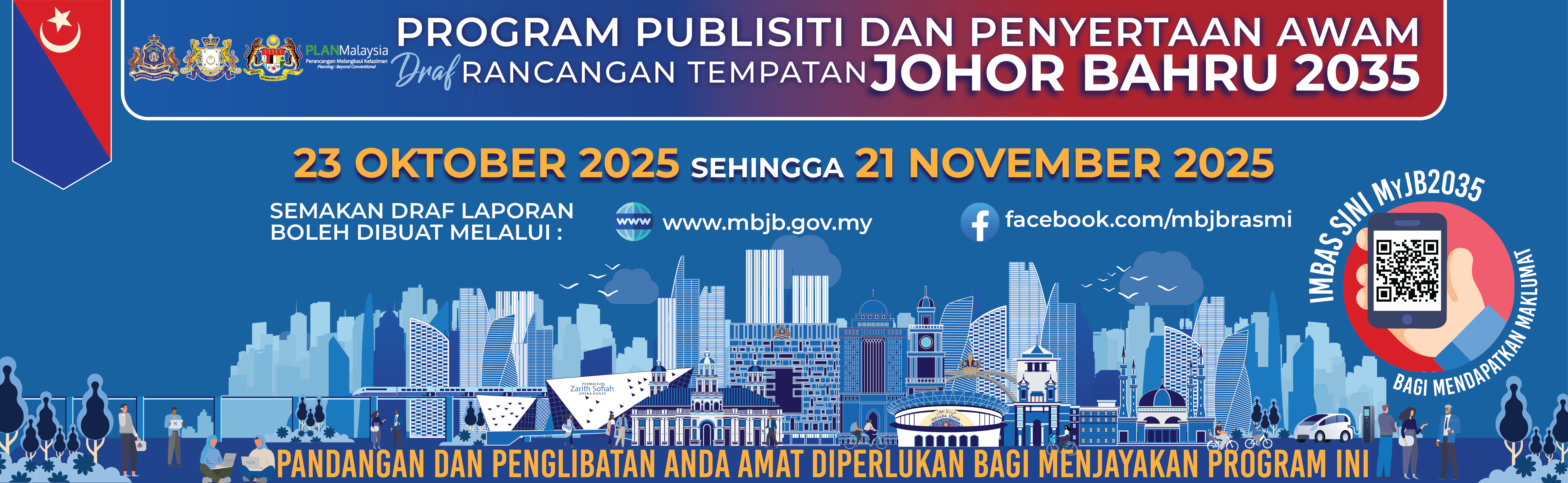 Program Publisiti dan Penyertaan Awam Kajian Rancangan Tempatan Johor Bahru 2035
