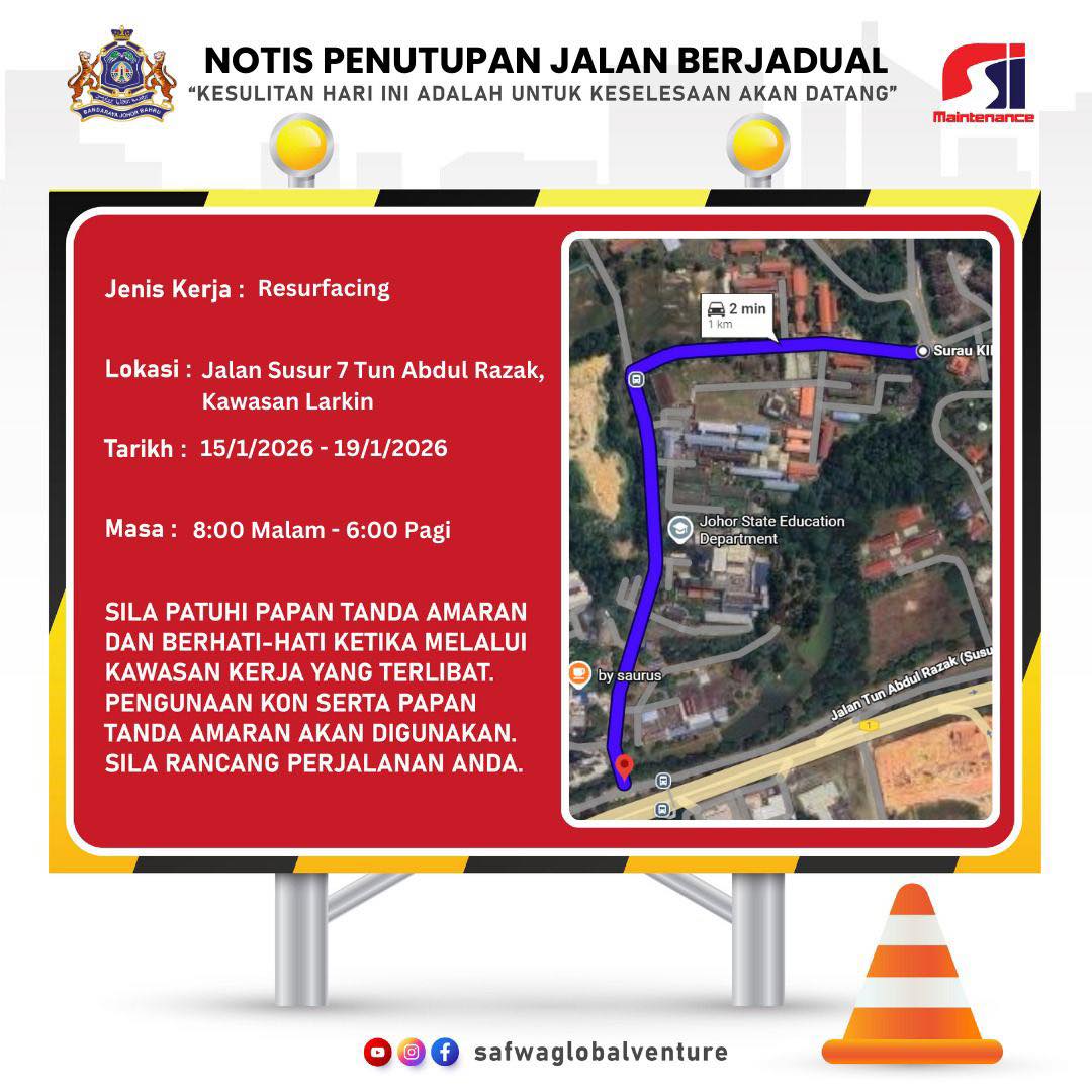 Notis Penyelenggaraan Jalan