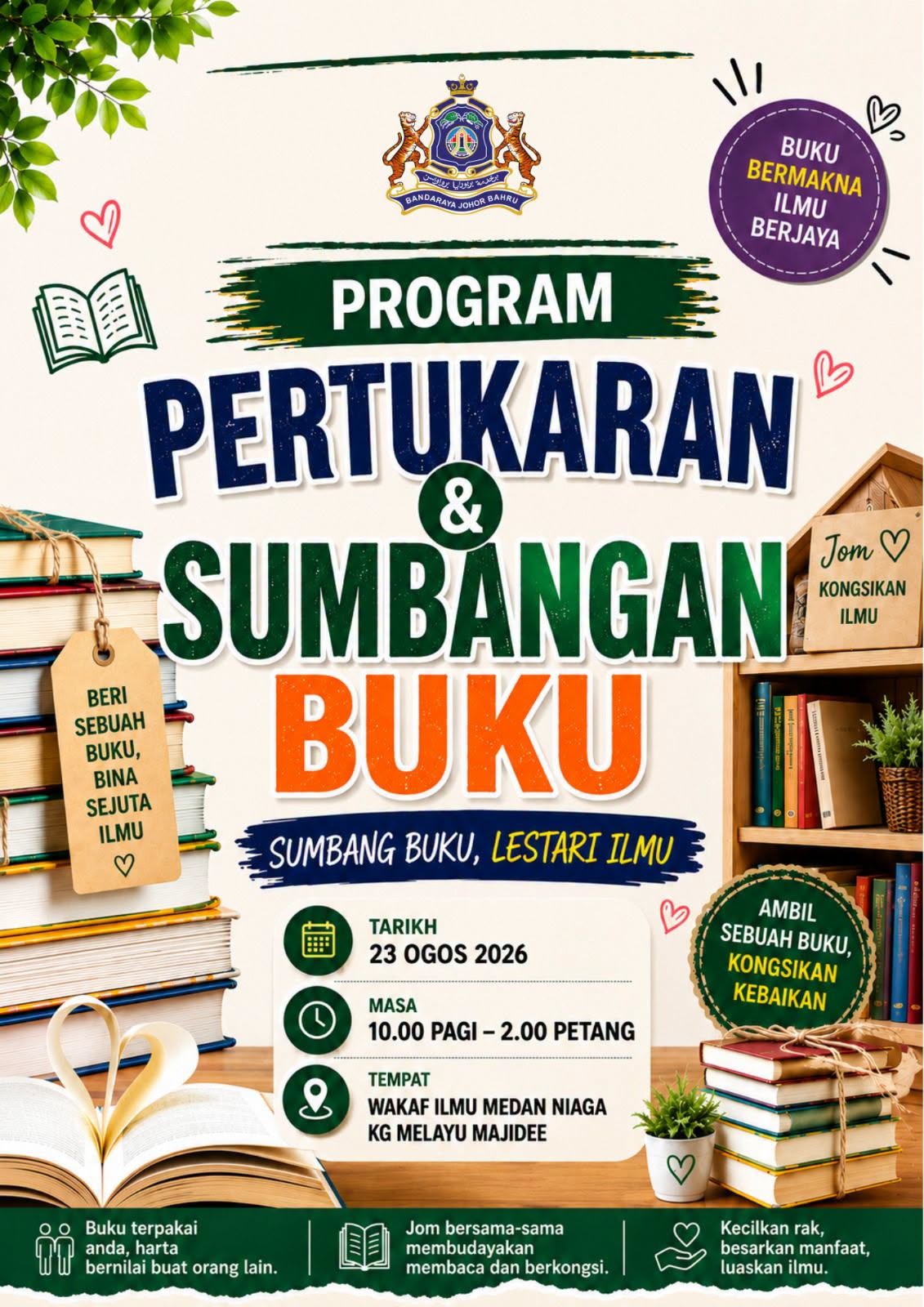 pertukaran dan sumbangan buku