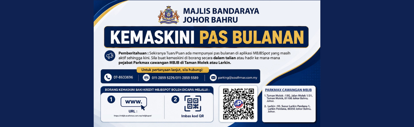 Kemaskini Pas Bulanan MBJBSpot