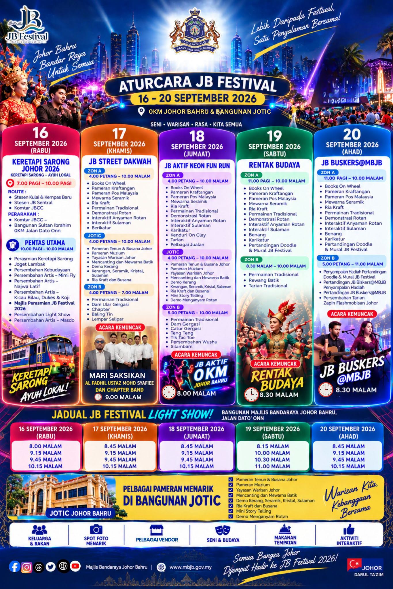 Aturcara JB Festival