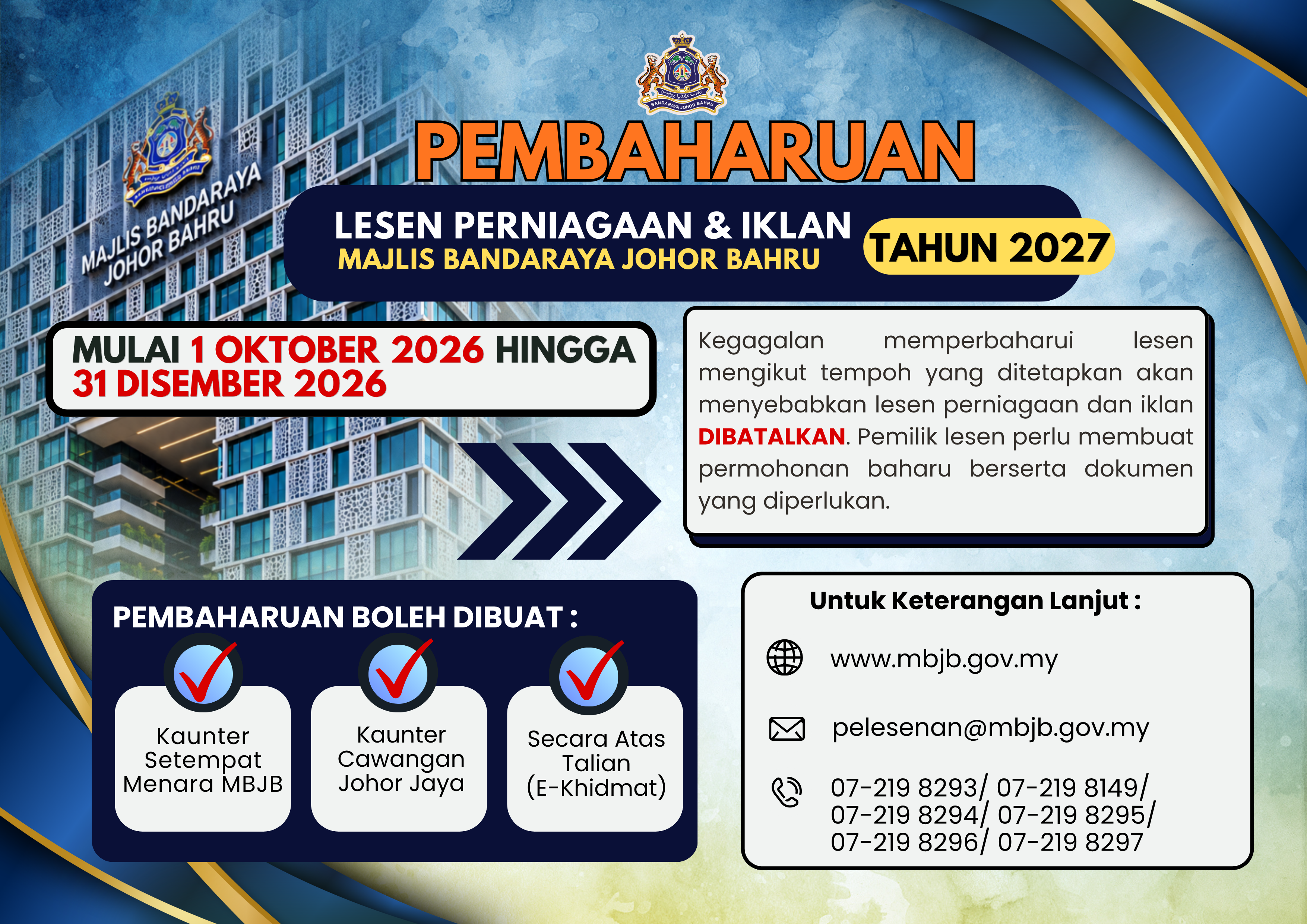 Pembaharuan Lesen & Iklan