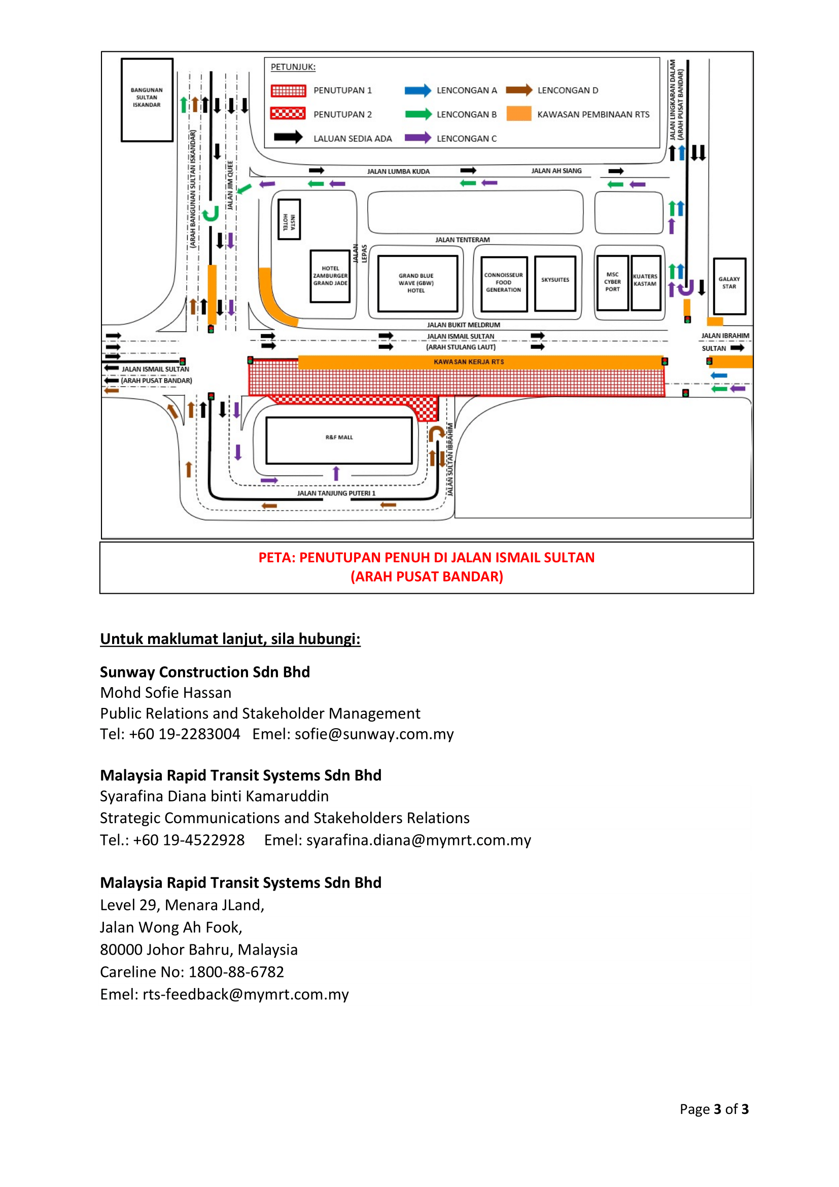 Pengumuman Trafik