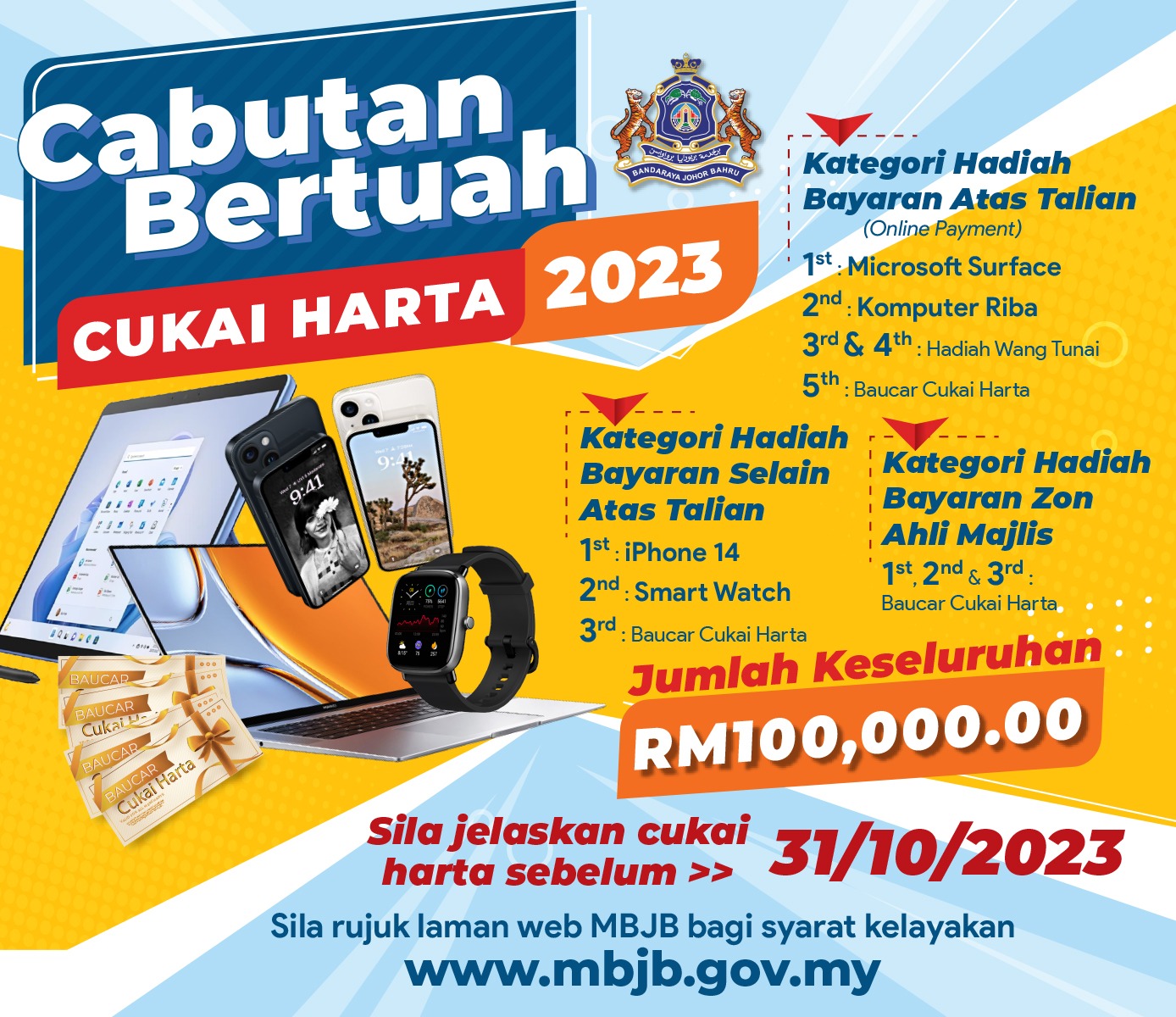 Cabutan Bertuah Cukai Harta 2023