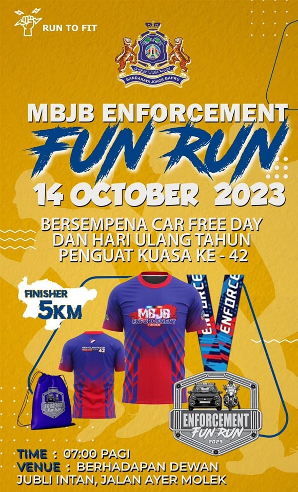 MBJB Enforcement Run @ Car Free Day