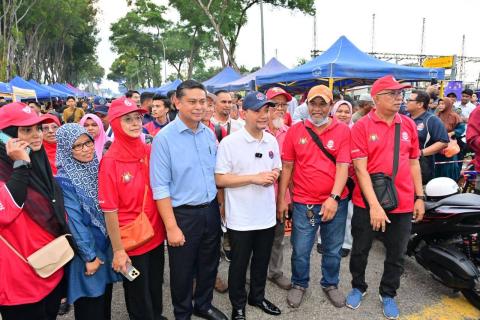 lawatan bazar ramadan