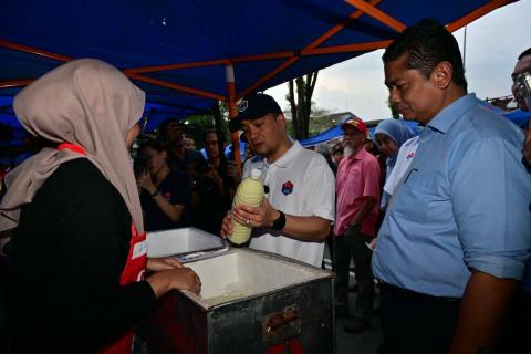 lawatan bazar ramadan